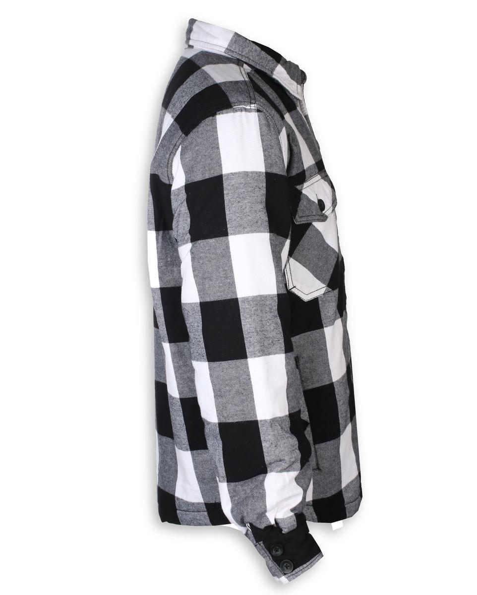 Куртка Brandit Lumber Jacket L White/Black (9478/46L) - фото 2