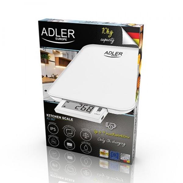 Ваги кухонні електронні Adler AD 3167 White (2c80c627) - фото 7