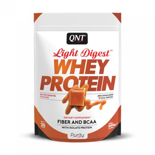 Протеїн QNT Light Digest Whey Protein 500 г 25 порцій Salted caramel