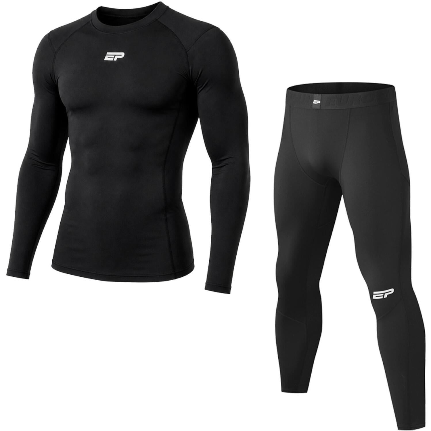 Комплект компресійної термобілизни Europaw PRO COMPRESSION M Чорний (europaw899)