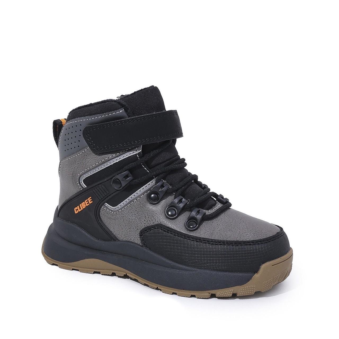 Ботинки зимние для мальчиков Clibee HA6066606/33 р. 33 Серый