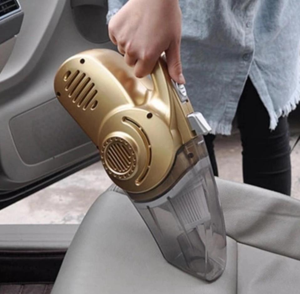 Автопылесос CAR VC 4 в 1 120W Золотой (СП-411) - фото 8