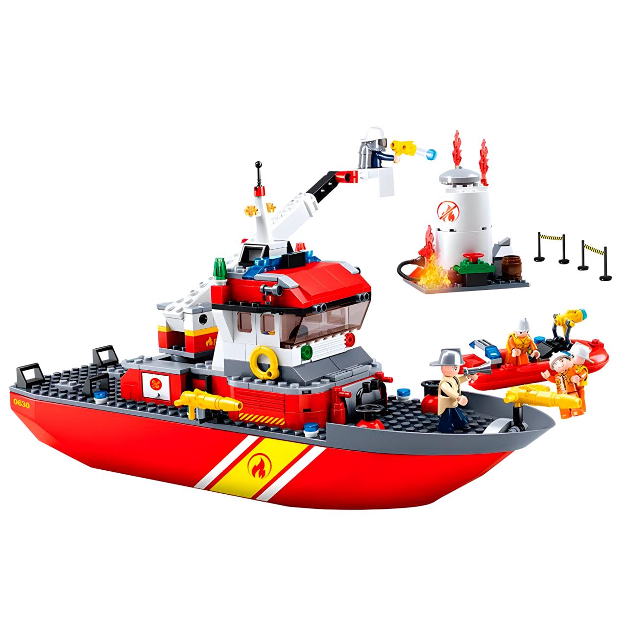 Конструктор Sluban Пожежний корабель 429 деталей (M38-B0630)