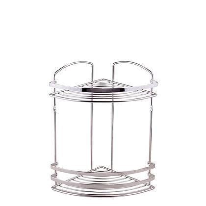 Полиця кутова дворівнева Tekno-tel BK082SS для ванни хром (16291) Полиця кутова дворівнева Tekno-tel BK082SS для ванни хром (16291)