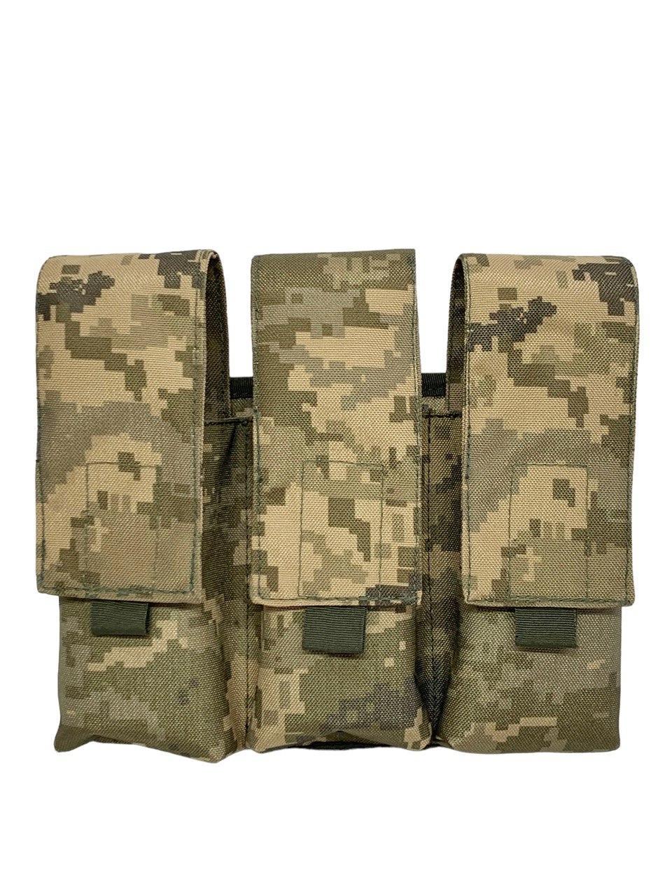 Подсумок REDCON на 3 магазина АК закрытого типа кордура 1000 D Пиксель (1848126999)