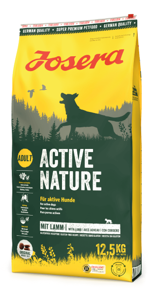 Корм Josera Active Nature для активних собак з птицею і ягням 12,5 кг (24237791)