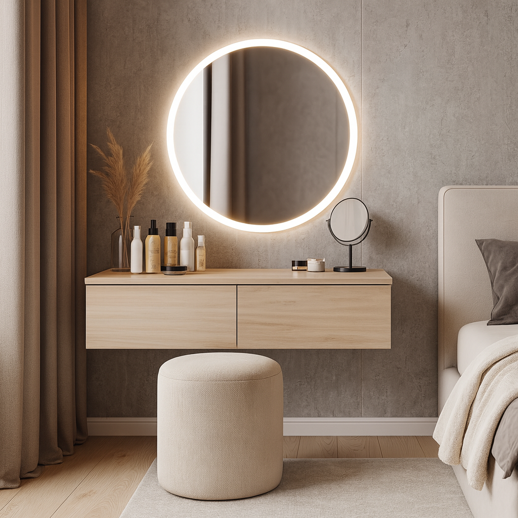 Туалетный столик ТС2 SENAM 220х1000х360 мм ДСП Дуб Молочный