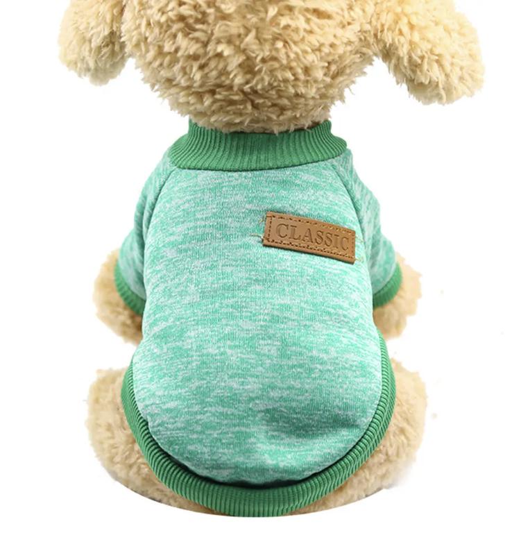 Джемпер для собак Clasic XL Зелений (1M1874)