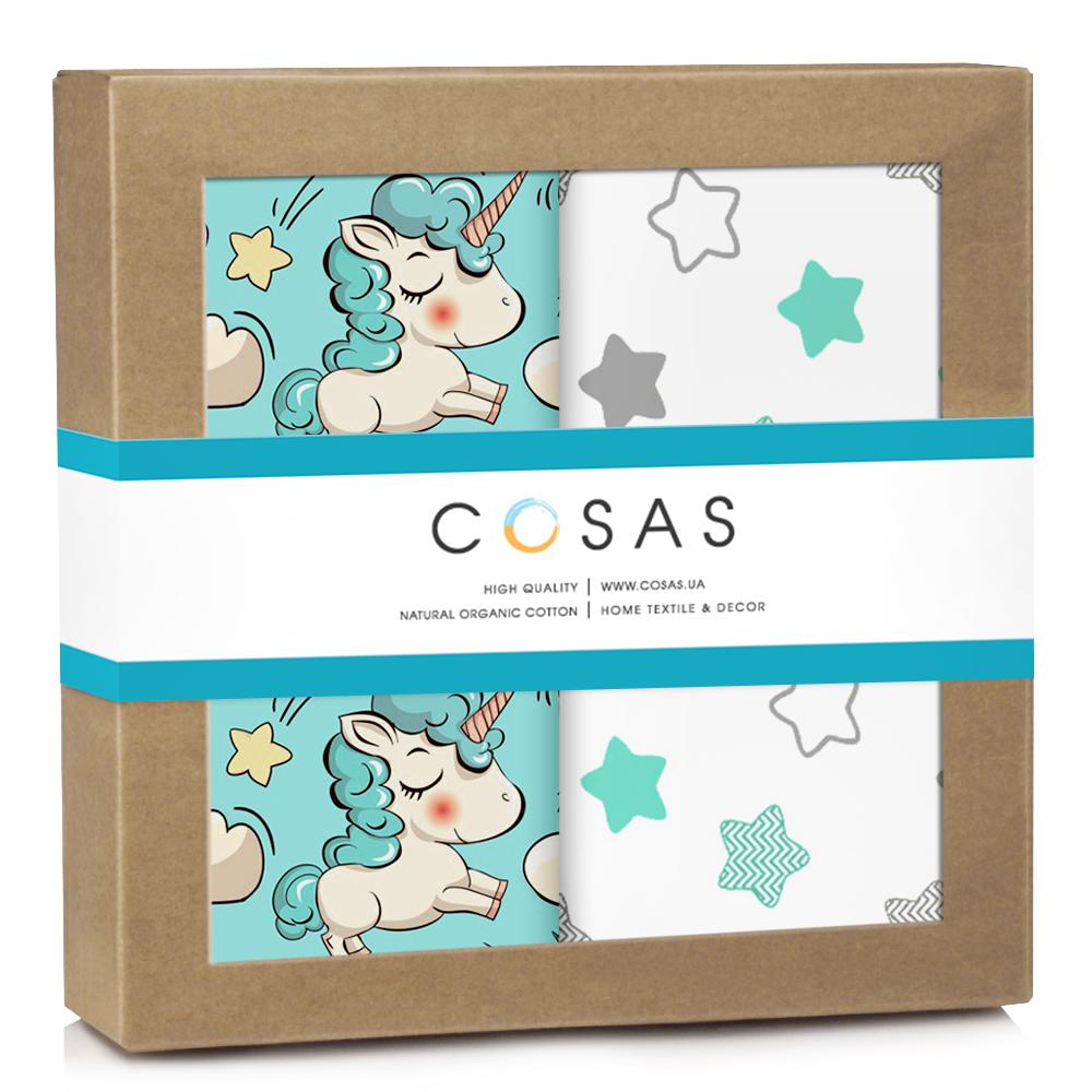 Пеленки детские Cosas Unicorn многоразовые 2 шт. (4822052127902) Пеленки детские Cosas Unicorn многоразовые 2 шт. (4822052127902)