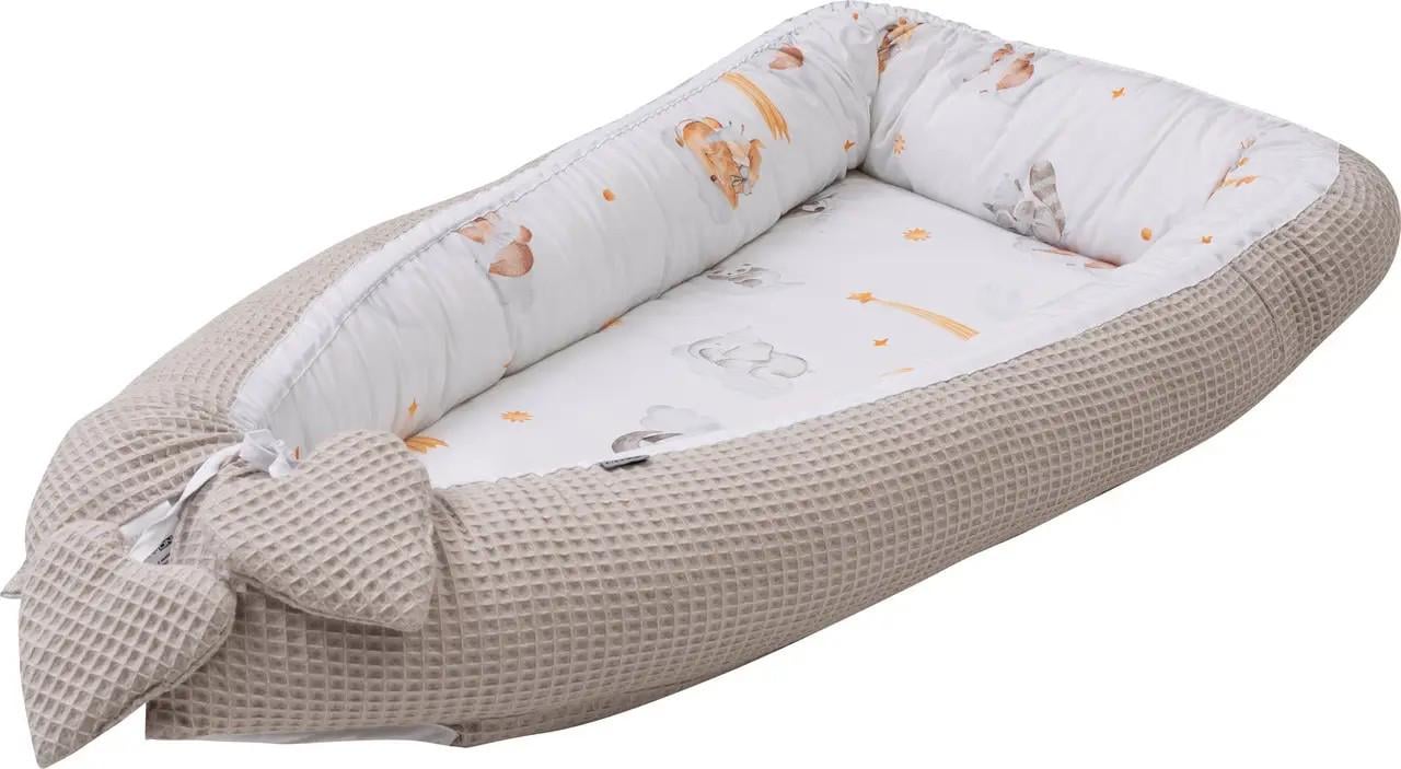 Дитячий кокон FreeON Bubaba Sleepy Animals Beige (selvid99_22760)