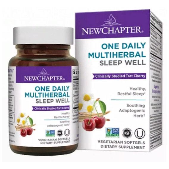 Комплекс для сну New Chapter One Daily Multiherbal Sleep Well 30 Veg Softgels (NC4514)