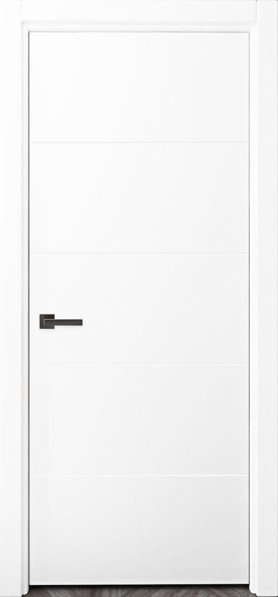 Дверной блок City Doors Lines правый 800 мм Белая краска