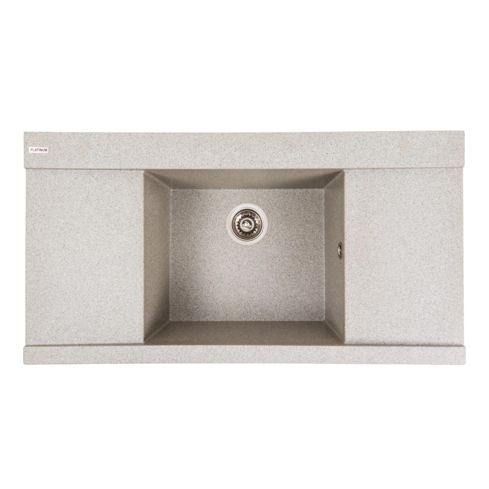 Мойка кухонная Platinum PLS-A40271 гранитная прямоугольная 960x510 мм Серый (25968547) Мойка кухонная Platinum PLS-A40271 гранитная прямоугольная 960x510 мм Серый (25968547)