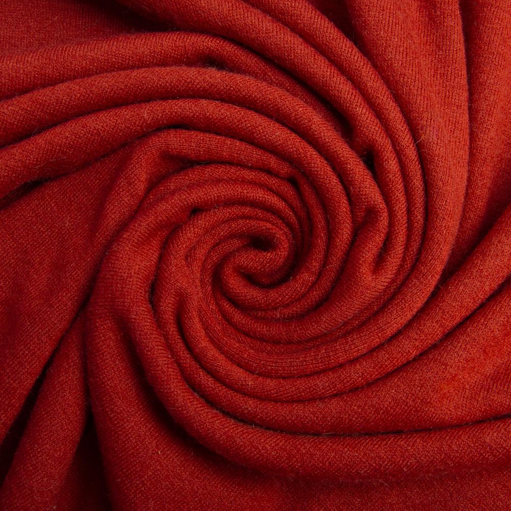 Ткань трикотаж Осень Терракот (24580)