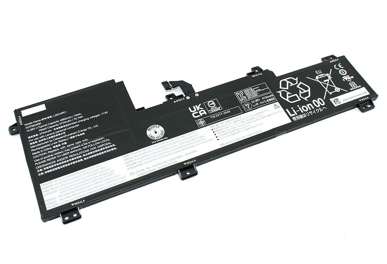 Аккумулятор для ноутбука Lenovo L20M4PE1 IdeaPad 5 Pro-16ACH6 15,36 V 4883 mAh (082357)