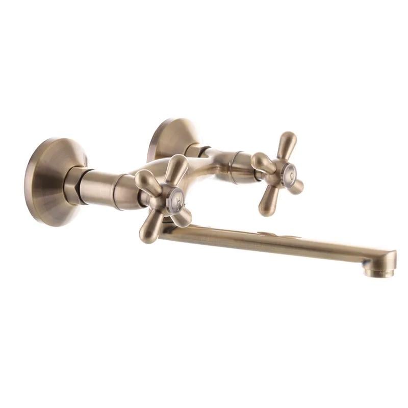 Смеситель для кухни настенный Haiba DOMINOX 361 Бронзовый (HB0092) Смеситель для кухни настенный Haiba DOMINOX 361 Бронзовый (HB0092)