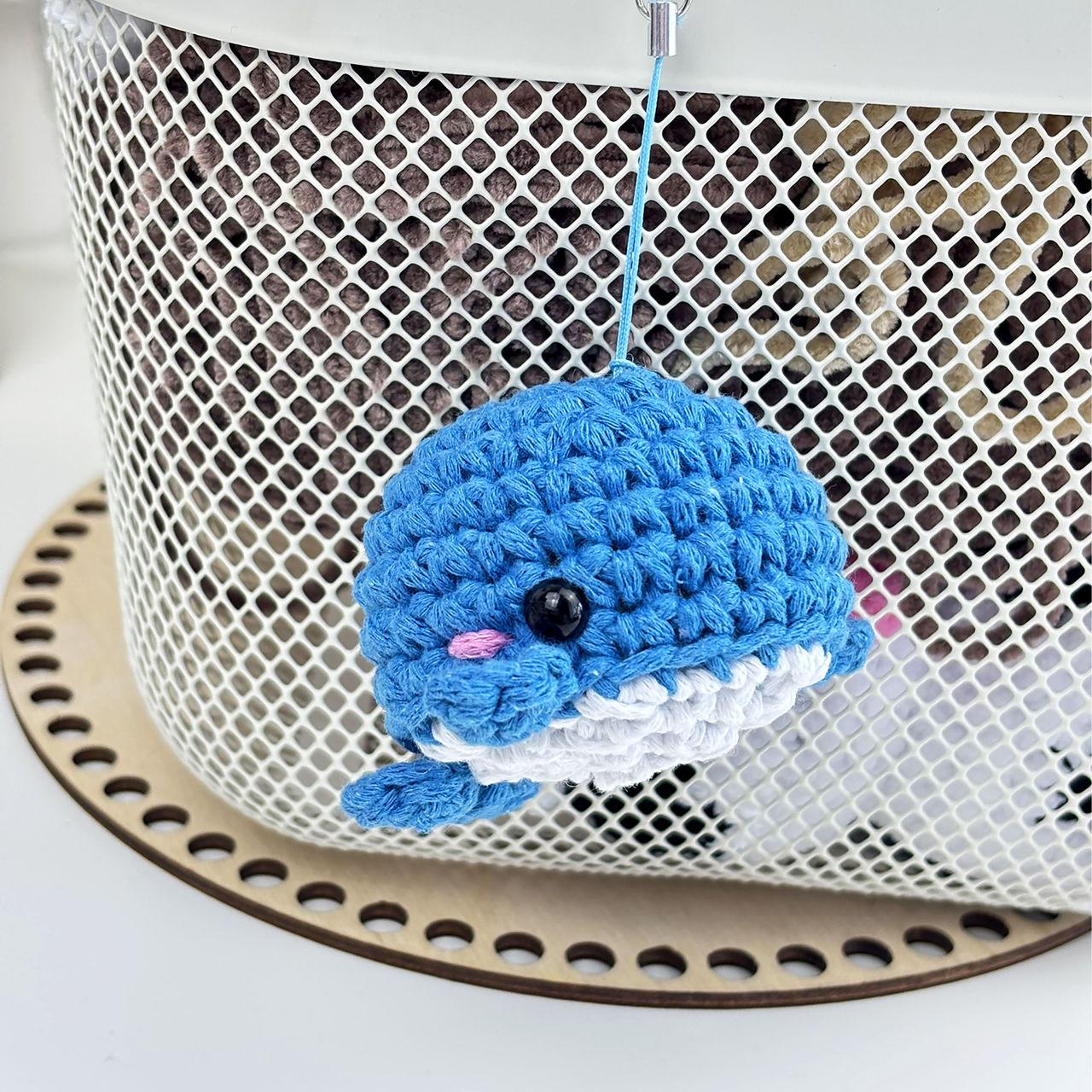 Набір для в'язання гачком кит 0005 Синій/Блакитний/Білий (162201) - фото 2 Набір для в'язання гачком кит 0005 Синій/Блакитний/Білий (162201) - фото 2