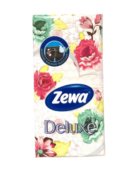 Носовые платки Zewa Deluxe трехслойные 10 шт. (80)
