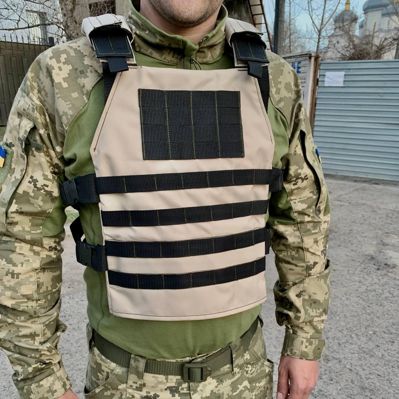 Плитоноска військова Cordura Койот - фото 2