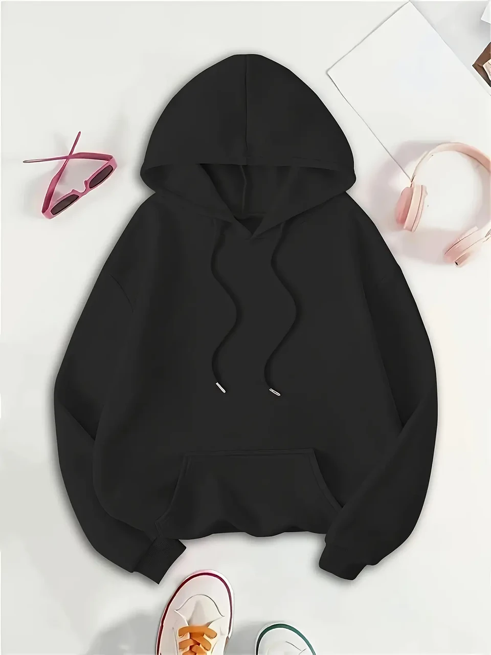 Худі жіноче з принтом Pin-000-2766 XL Чорний (2700322413) - фото 2 Худі жіноче з принтом Pin-000-2766 XL Чорний (2700322413) - фото 2