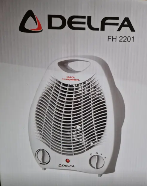 Тепловентилятор Delfa FH 2201 White - фото 2