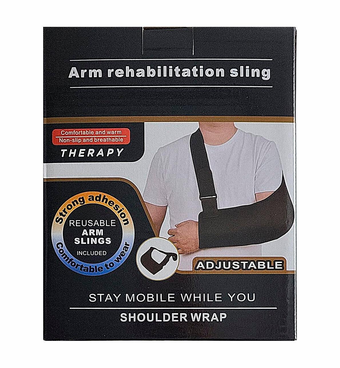 Бандаж на руку підтримуючий з фіксуючим ременем Чорний (VEN-1351-C6)