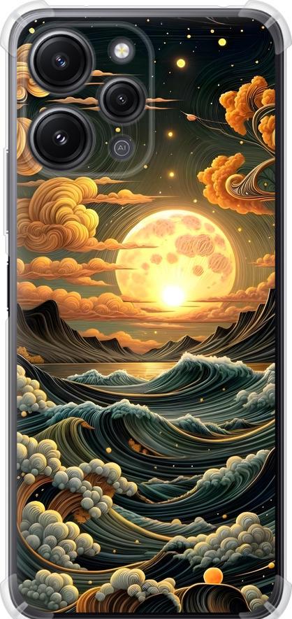 Чехол на Xiaomi Redmi 12 Арт волны (6332sp-3114-42517)