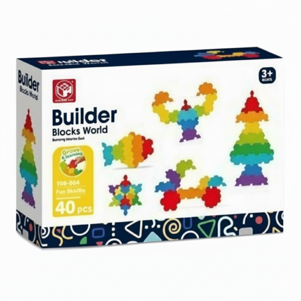 Конструктор дитячий 188-666 40 пазлових ел. (29116690)