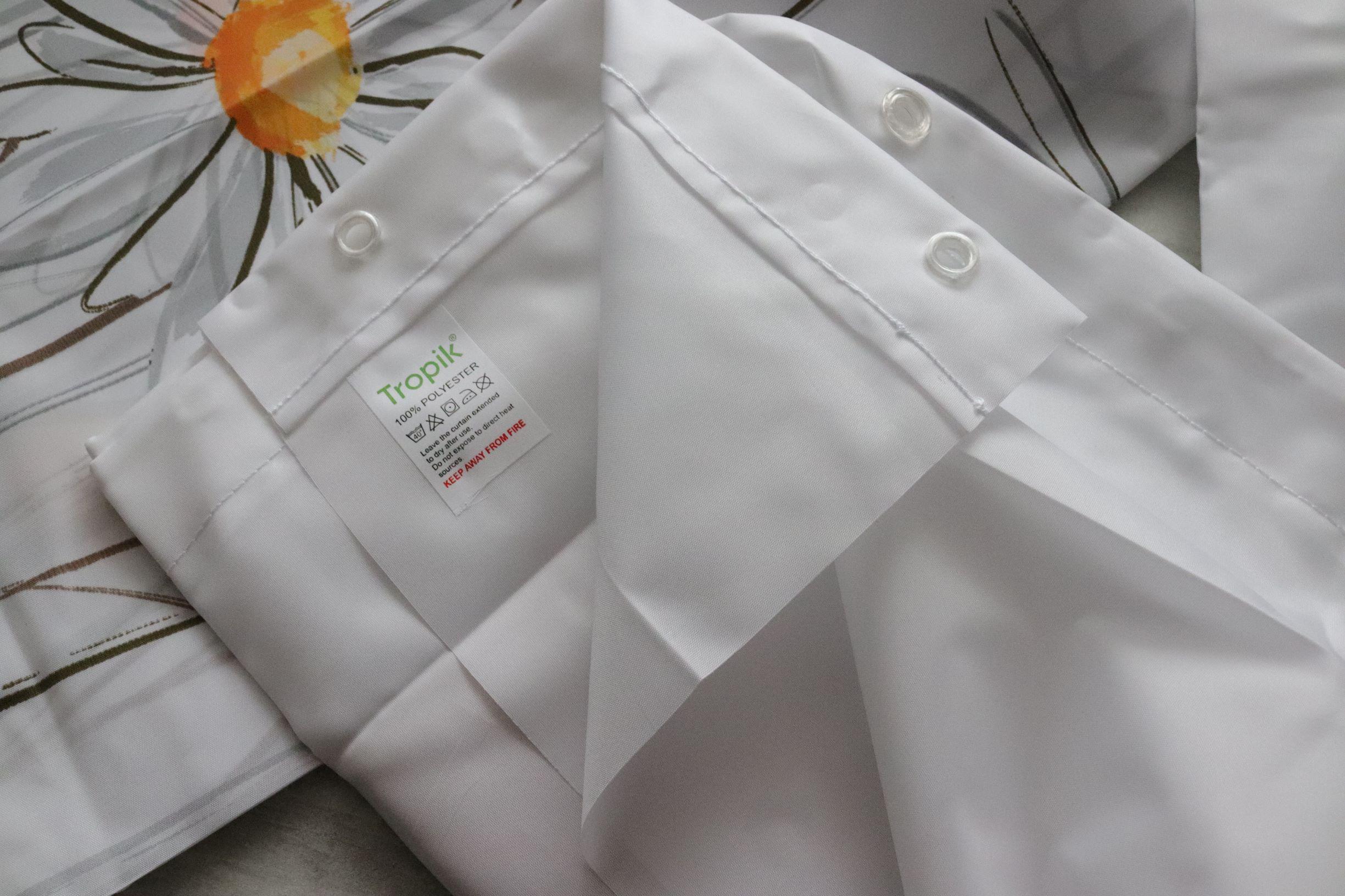 Штора для ванної Tropik Daisy вузька 120x200 см (39895843) - фото 4 Штора для ванної Tropik Daisy вузька 120x200 см (39895843) - фото 4