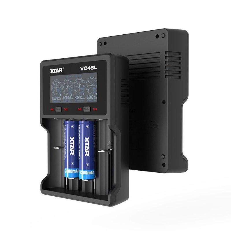 Зарядний пристрій Xtar VC4SL Ni-Cd/Ni-Mh/Li-Ion USB-C QC3.0 LCD дисплей (25994166) - фото 4