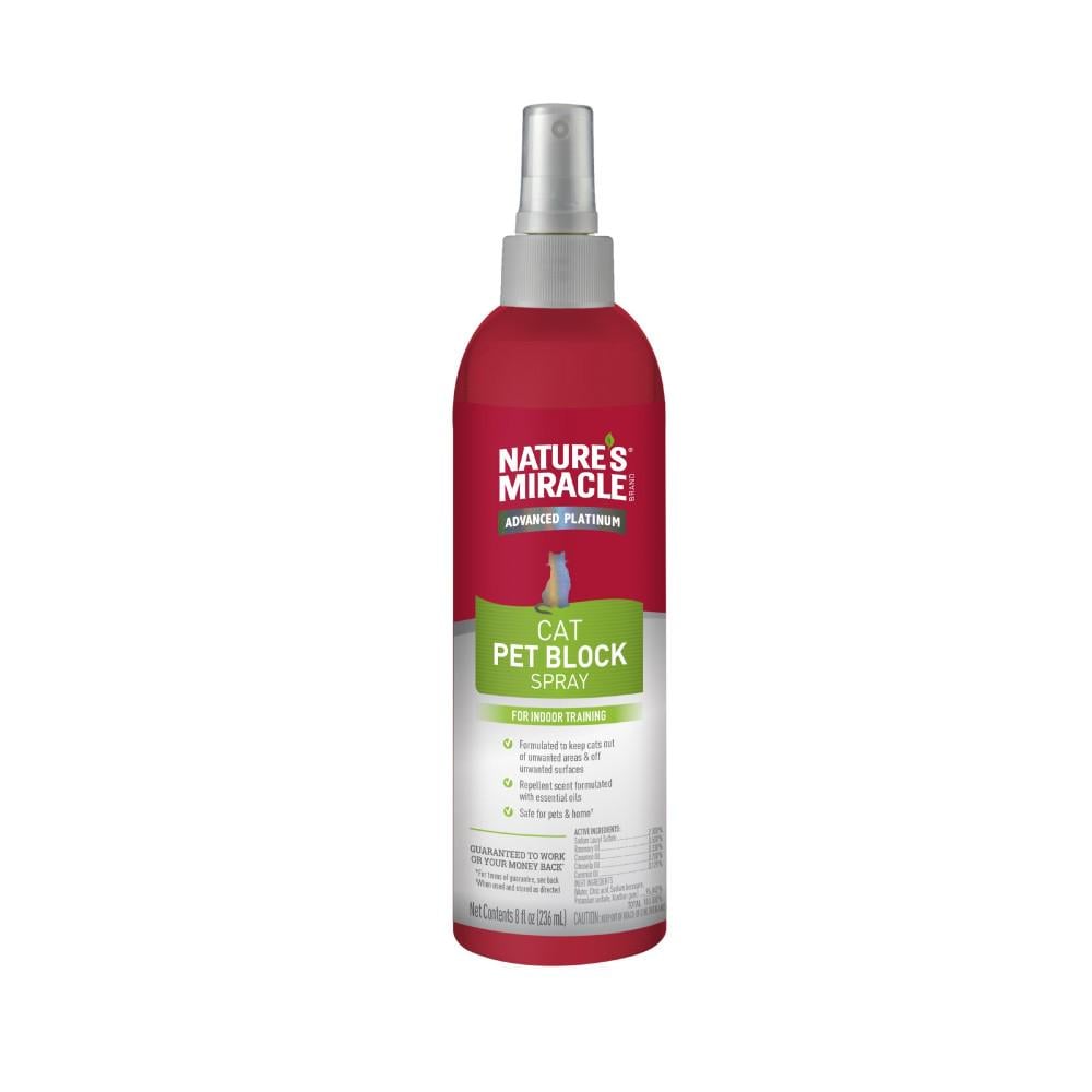 Спрей-відлякувач для кішок Nature's Miracle JFC Pet Block Cat Repellent Spray 236 мл (680511/680285)