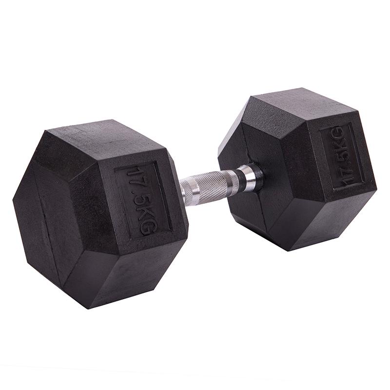 Гантель цельная SC-80075 шестигранная 175 кг Черная (56508166) - фото 1 Гантель цельная SC-80075 шестигранная 175 кг Черная (56508166) - фото 1