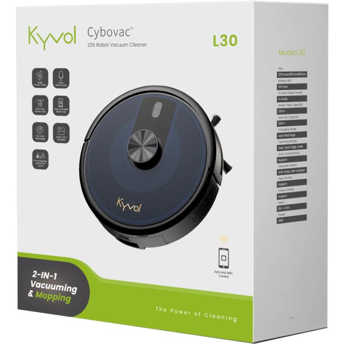 Робот-пилосос Kyvol Cybovac L30 Lidar 210 мл/210 мл 2600 mA 2700pa (0fa320a0) - фото 5
