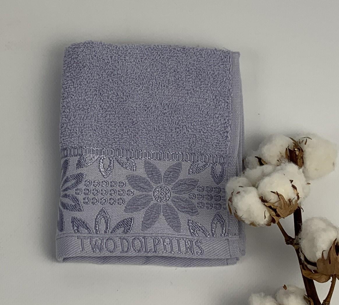 Полотенце Two Dolphins Vip Cotton Kaluga A152 30х50 см Лиловый (CN32129)