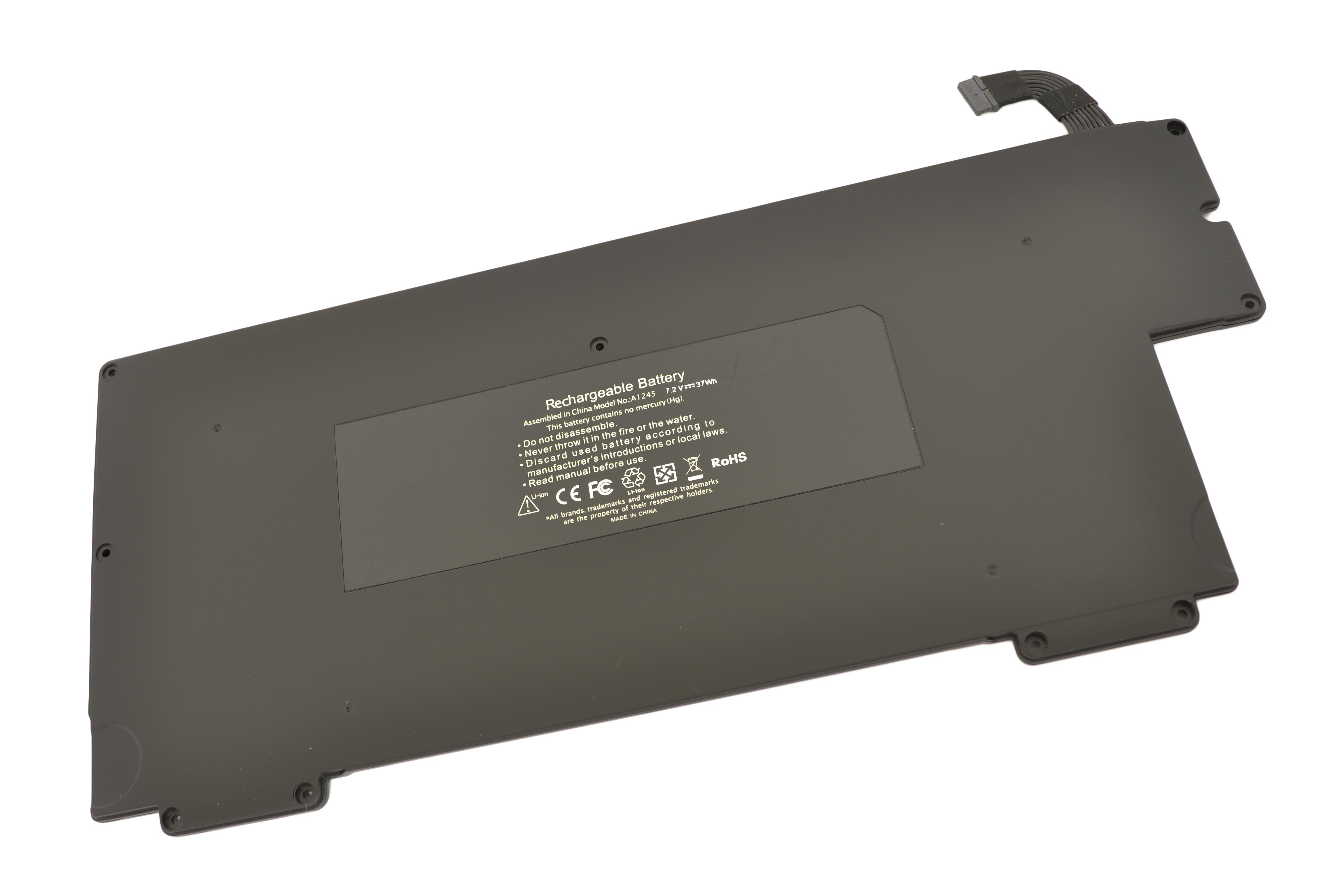 Акумулятор для ноутбука Apple A1245 7.4V Black 5200mAh OEM - фото 2