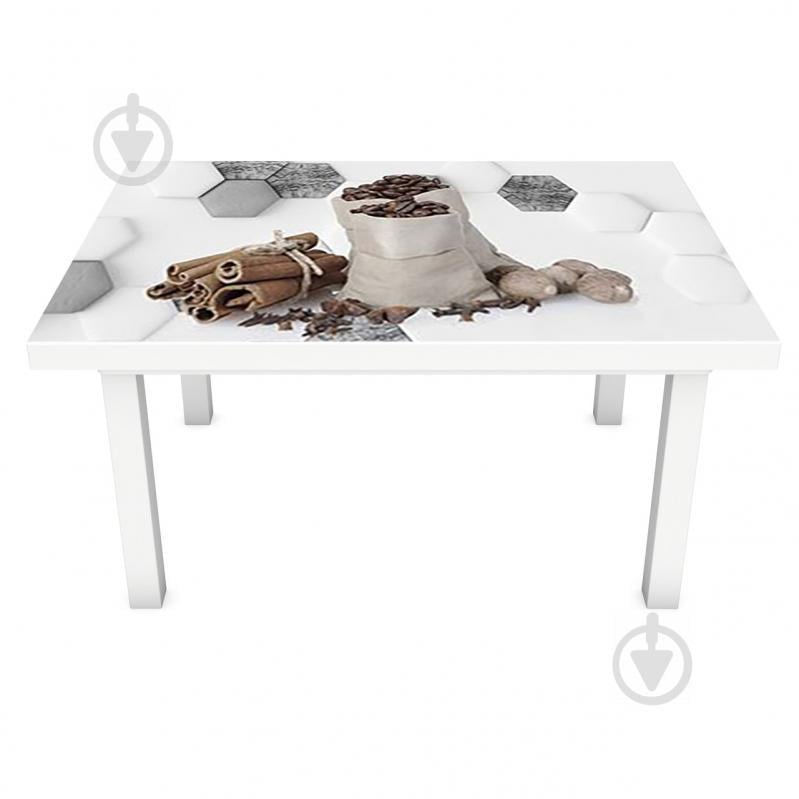 Наклейка 3Д виниловая на стол Zatarga «Специи к кофе» 650х1200 мм (Z184670/1st) Наклейка 3Д виниловая на стол Zatarga «Специи к кофе» 650х1200 мм (Z184670/1st)