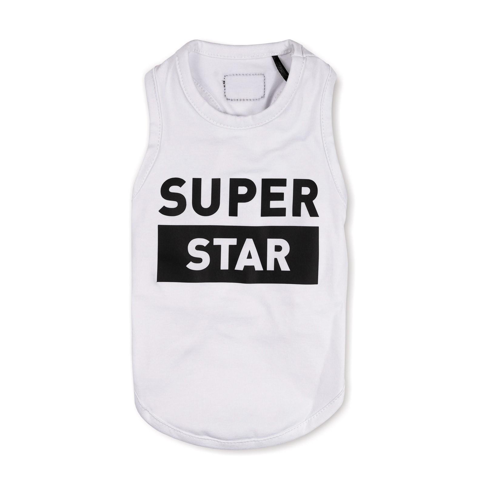 Борцовка Pet Fashion "Superstar"  XS2 Белый (PR242183)