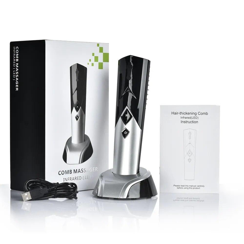 Гребень микротоковый лазерный LYUMO для стимулирования роста волос - фото 5 Гребень микротоковый лазерный LYUMO для стимулирования роста волос - фото 5