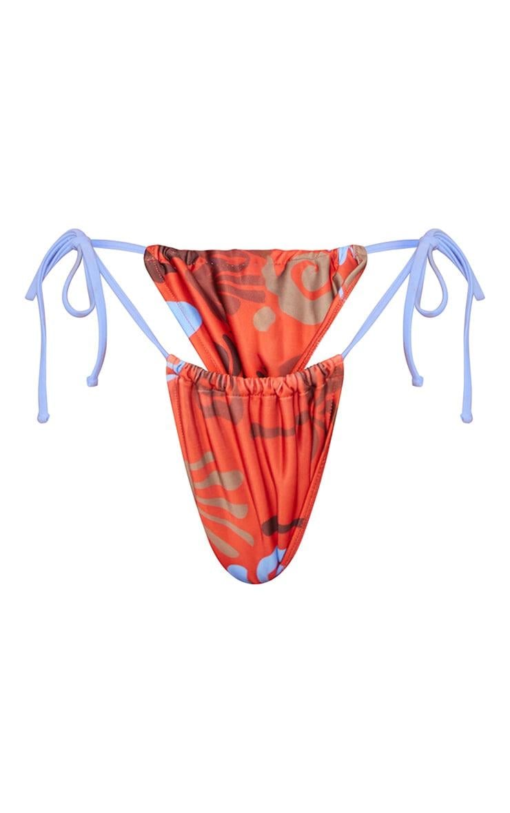 Купальные трусики PrettyLittleThing р. 38 Оранжевый (CNF8178)