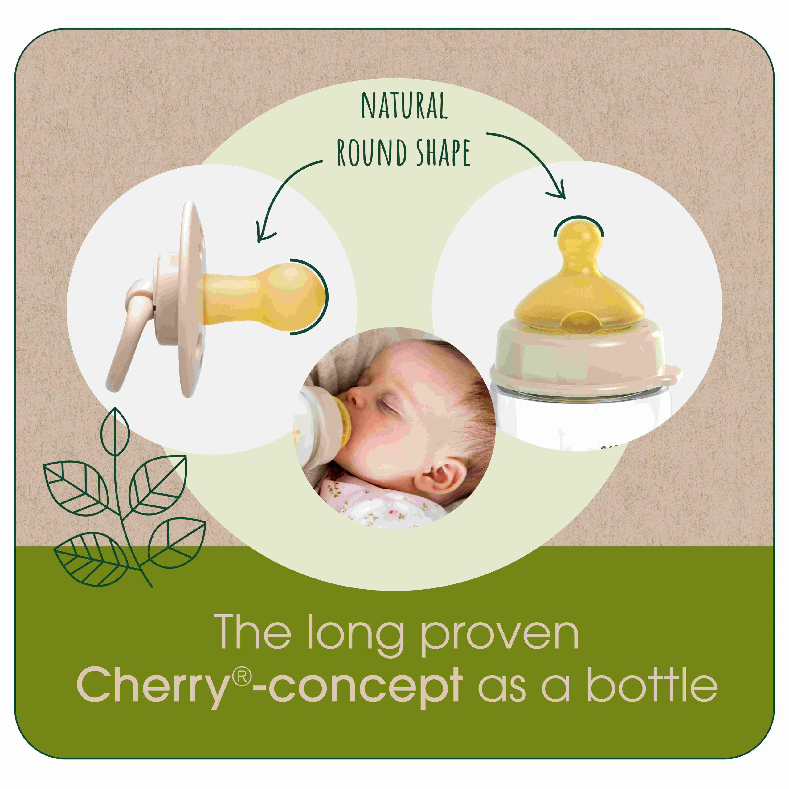 Бутылочка антиколиковая Nip GREEN Вишенка 260 мл Зеленый (143280) - фото 3