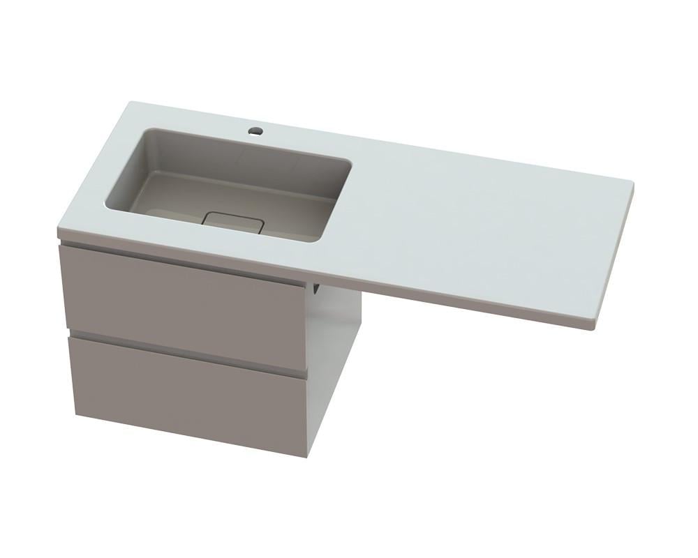 Тумба Барнео з умивальником Аляска А200ліва глянець (1882350625)
