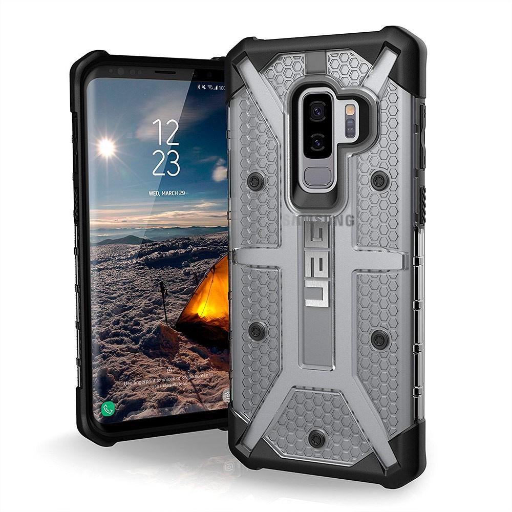 Чехол прозрачный противоударный милитари UAG Plasma GLXS9PLS-L-IC для Samsung Galaxy S9 Plus (6.2") Ice