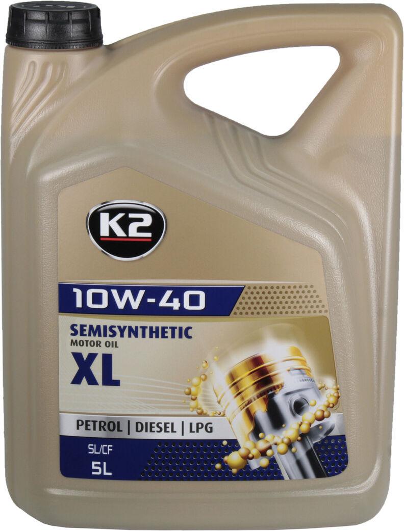 Моторна олива K2 Xl Sl/cf O2045e бензин/дизель 10W-40 5 л (1401295)