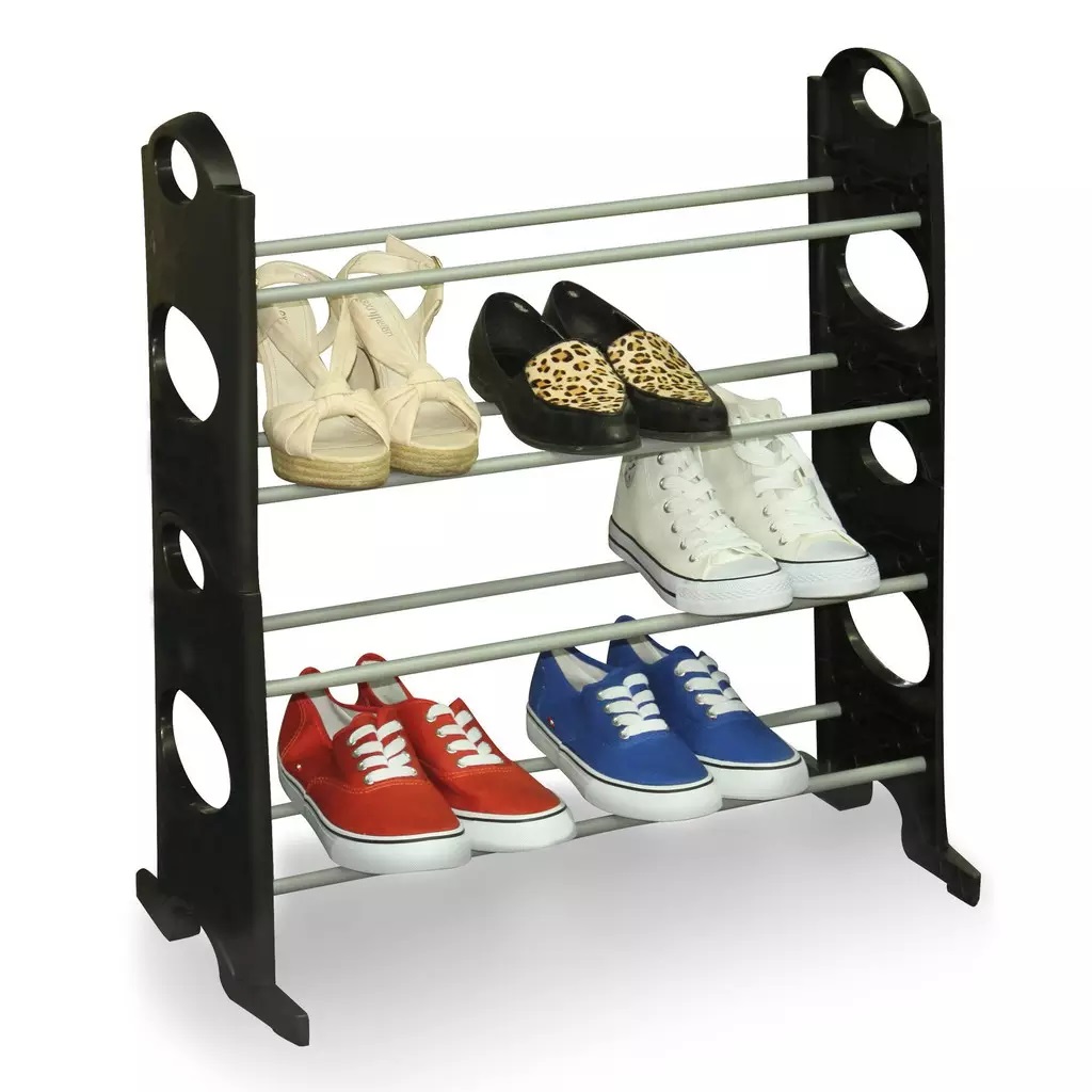 Органайзер для взуття Stackable Shoe Rack 4 полиці - фото 2