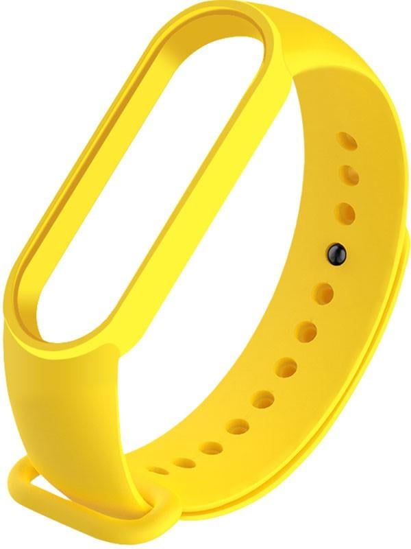 Ремінець UWatch Replacement Silicone Band For Xiaomi Mi Band 5/6/7 Yellow