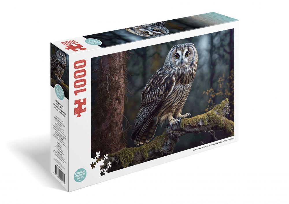 Пазл Trefl Мудра сова TRFL_B/OWL DGT-PUZZLE 1000 елементів в коробці (4820266221379)