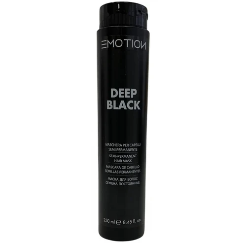 Тонирующая маска для волос KROM EMOTION COLOR MASK 250 мл Deep Black
