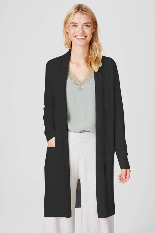 Кардиган из кашемира женский C&A S Черный (2098909b48)