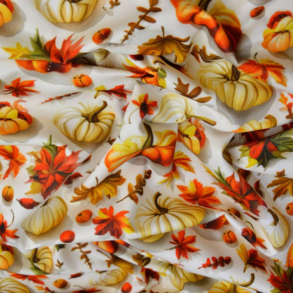 Тканина бавовна Панама Гарбузова осінь 235 гр/м2 з захистом від плям 180 см (27395)