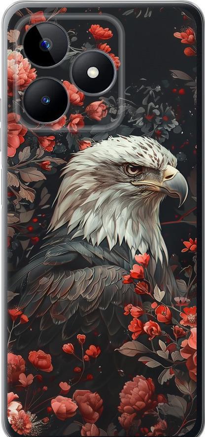 Чехол на Realme C53 Цветочный страж (6102u-3128-42517)